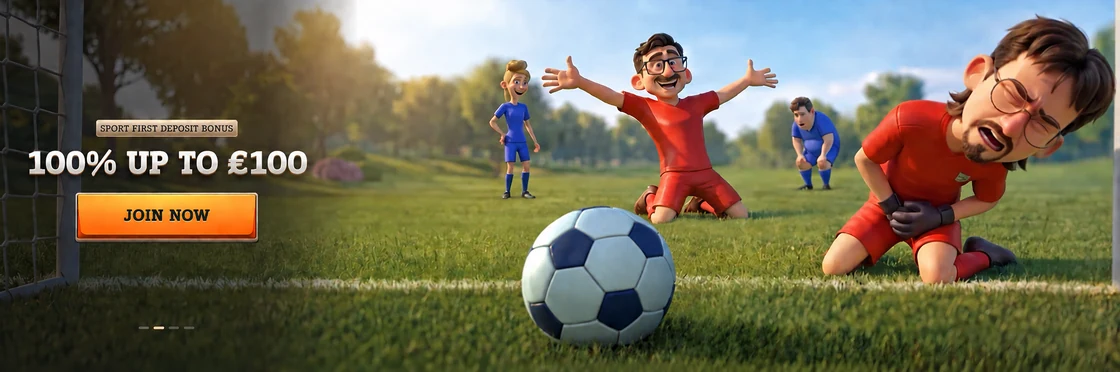 SpinBoss Casino sports welcome of 100% up to £100